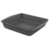 (2 pack) Nonstick 9" x 9" x 2" Square Cake Pan, Brownie Pan, Gray