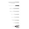 15-piece Stamped Stainless Steel Knife Block Set