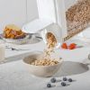Cereal Containers Set, 3 PCS Airtight Food Storage Container with Flip-Top Lids, Plastic Organizer Dispenser for Kitchen