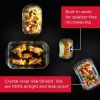Food Storage Containers, Assorted Sizes, Set of 9, BPA-Free, Leak-Proof, Clear