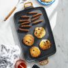 Prairie Signature Cast Aluminum Double Griddle, Charcoal Speckle