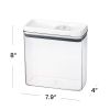 (2 pack)Canister - 11.1 Cup Flip-Tite® Rectangular Food Storage Container, A Practical Choice for Pantry Organization and Food Storage