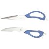8-in-1 Stainless Steel Serrated Chef Kitchen Shears, Blue