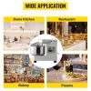 Commercial Food Mixer, 7.3Qt Capacity, 450W Dual Rotating Dough Kneading Machine with Food-grade Stainless Steel Bowl