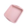 1pc Square Silicone Cake Pan Wave Pattern Toast Bread Baking Pan Easy To Wash High Temperature Resistant Oven Silicone Cake Mold