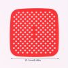 1pc 7.5in/8in/9in Air Fryer Liner Silicone Air Fryer Mat