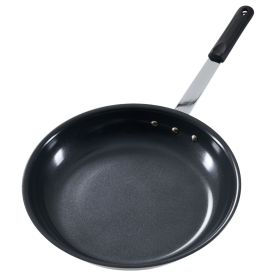 Ceramic Nonstick Egg Pan, Aluminum Frying Pan with Stainless Steel Base, Oven Safe, Dishwasher Safe Skillet (Color: Black, size: 10IN)
