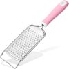Professional Cheese Graters for Kitchen Stainless Steel Handheld, Metal Lemon Zester Grater With Handle For Cheese, Chocolate, Spices