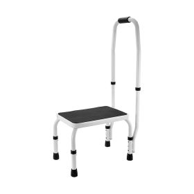 Non-Slip Heavy Duty Step Stool for Kitchen Office Bathroom and Garage (material: Steel, Color: As the picture shown)