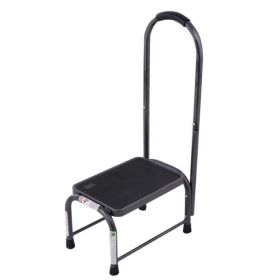 Non-Slip Heavy Duty Step Stool for Kitchen Office Bathroom and Garage (material: Iron + glue cotton, Color: As the picture shown)