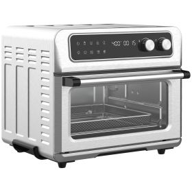 Air Fryer Toaster Oven, 21QT 8-In-1 Convection Oven Countertop, Broil, Toast, Dehydrator, Thaw and Air Fry, Accessories Included, 1800W (Color: as Pic)