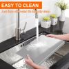 Stainless Steel Cutting Board for Kitchen - Large 304 Chopping Boards, Suitable for Meat Vegetables Bread and Baking,Kitchen Accessories,