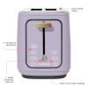 2 Slice Toaster with Touch-Activated Display, Cornflower