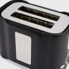 2 Slice Toaster, Quick & Even Results Every Time, Wide Slots Fit Any Size Bread Drop-Down Crumb Tray for Easy Clean Up, Stainless