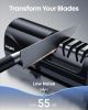 Electric Knife Sharpener for Kitchen, 3-Stage Knife Sharpener Electric with 100% Diamond Abrasives, 20Â° Precision Angle Guide