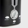 2 Slice Toaster, Quick & Even Results Every Time, Wide Slots Fit Any Size Bread Drop-Down Crumb Tray for Easy Clean Up, Stainless