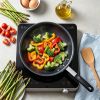 Ceramic Nonstick Egg Pan, Aluminum Frying Pan with Stainless Steel Base, Oven Safe, Dishwasher Safe Skillet