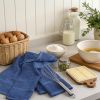 Premium Kitchen Towels 18"x28", 8 Pack Large Cotton 380 GSM Dish Towels, Soft and Absorbent Kitchen Hand Towels with Terry Grid Design