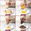 Professional Cheese Graters for Kitchen Stainless Steel Handheld, Metal Lemon Zester Grater With Handle For Cheese, Chocolate, Spices