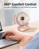 Portable Mini Personal Fan, Small Rechargeable Battery Powered Stroller Fan for Desk, Strong Clamp Grip, 360Â° Rotation, 3-Speed, LED Display