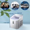 Countertop Ice Maker Machine;  Portable Compact Ice Cube Maker with Ice Scoop & Basket;  26Lbs/24H Ice Machine for Home/Kitchen/Office/Bar;  Black;  G