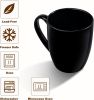 16 oz Large Coffee Mugs Set of 6 Ceramic Coffee Mug White Coffee Cups Tea Cups Idea Gift for Women Men House Warming Gifts New Home Office
