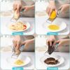 Professional Cheese Graters for Kitchen Stainless Steel Handheld, Metal Lemon Zester Grater With Handle For Cheese, Chocolate, Spices