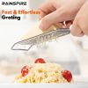Professional Cheese Graters for Kitchen Stainless Steel Handheld, Metal Lemon Zester Grater With Handle For Cheese, Chocolate, Spices
